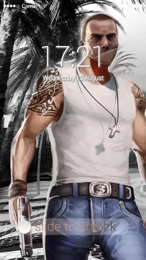Applock Theme Gangstar स्क्रीनशॉट 2