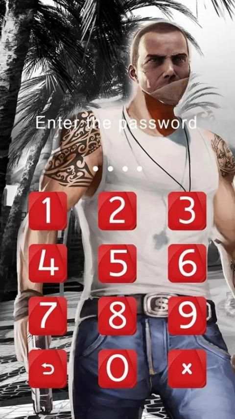 Applock Theme Gangstar स्क्रीनशॉट 3