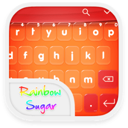 Emoji Keybaord-Rainbow Sugar أيقونة