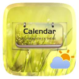 Calendar Style GO Weather EX 1.0