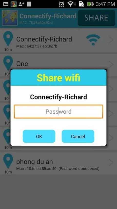 Wifi share - free screenshot 3