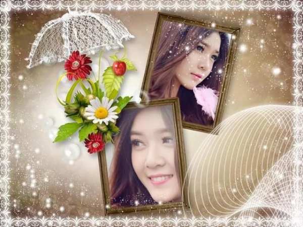 bingkai foto bunga screenshot 3