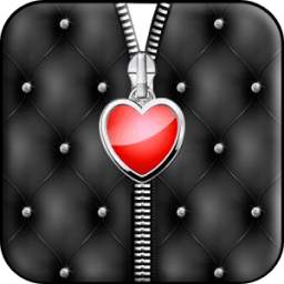 Heart Zipper Screen Lock