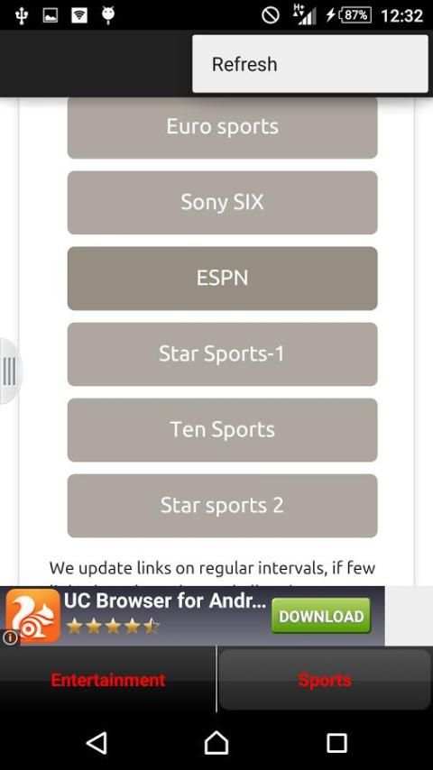 ALL TV Channels स्क्रीनशॉट 1