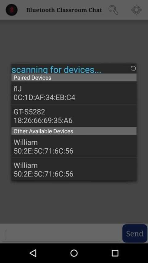 Bluetooth Chat स्क्रीनशॉट 4