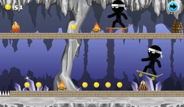 Ninja Skateboard Adventure screenshot 5
