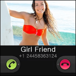 Fake Call Girlfriend Prank आइकन