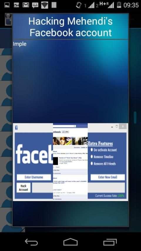 Hack Facebook Password(PRANK) screenshot 1