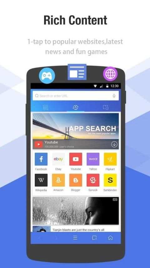 Internet Browser-Fast, Private screenshot 4