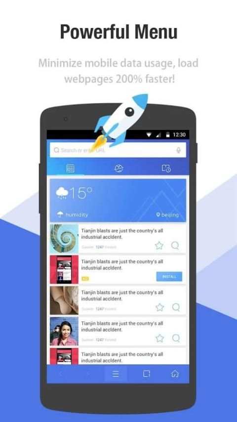 Internet Browser-Fast, Private 2 تصوير الشاشة