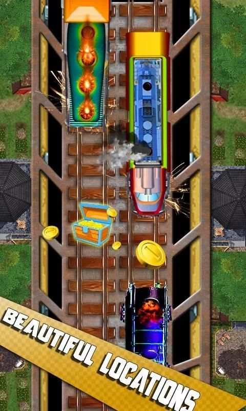 Train Driving Racing Rush 2D screenshot 12