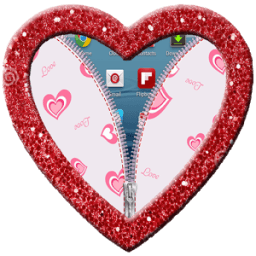 Love Zipper Screen Lock icon