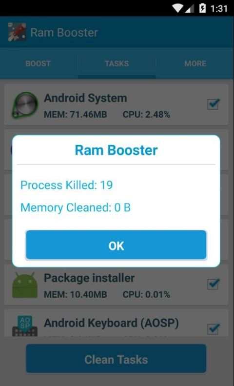 RAM Booster 2015 2 تصوير الشاشة