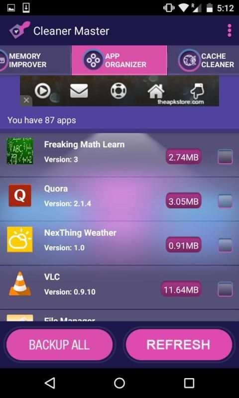 Clean Master Pro for Android screenshot 2