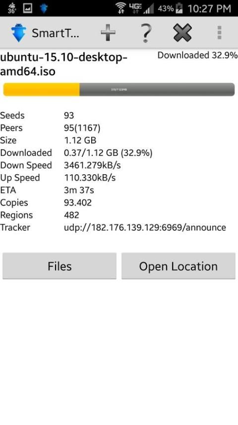 SmartTorrent Torrent Client 3 تصوير الشاشة