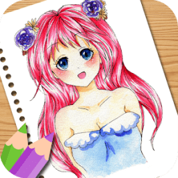 Anime Girls Coloring Game иконка