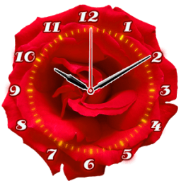 Rose Flower Clock иконка