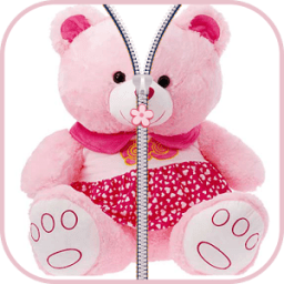 ikon Teddy bear zipper lock