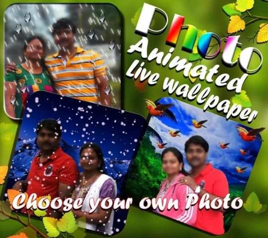 Photo Animated Live Wallpaper 1 تصوير الشاشة