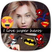 Photo Stickers For Super Heros