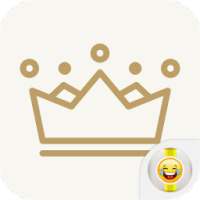 Royal King Crown Emoji Face on 9Apps