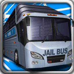 Hill Climb Prison Police Bus आइकन