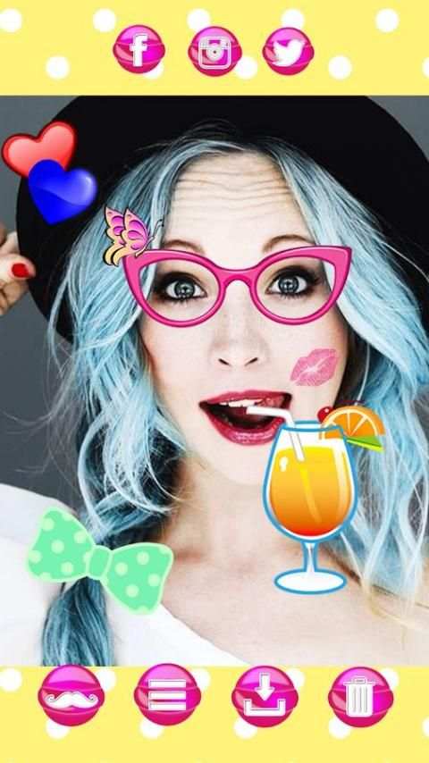 Hipster Stickers Photo Editor screenshot 8