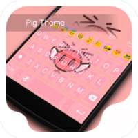 Pig -Love Emoji Keyboard