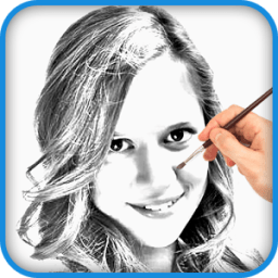 Pencil Sketch Photo أيقونة