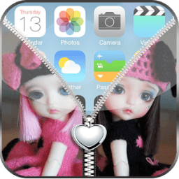 ikon Girls Zipper Lockscreen