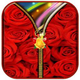 Rose Zipper Lock Screen