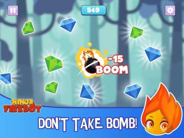 Ninja fireboy screenshot 1