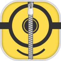 Yellow Smiley Zip Lock Screen
