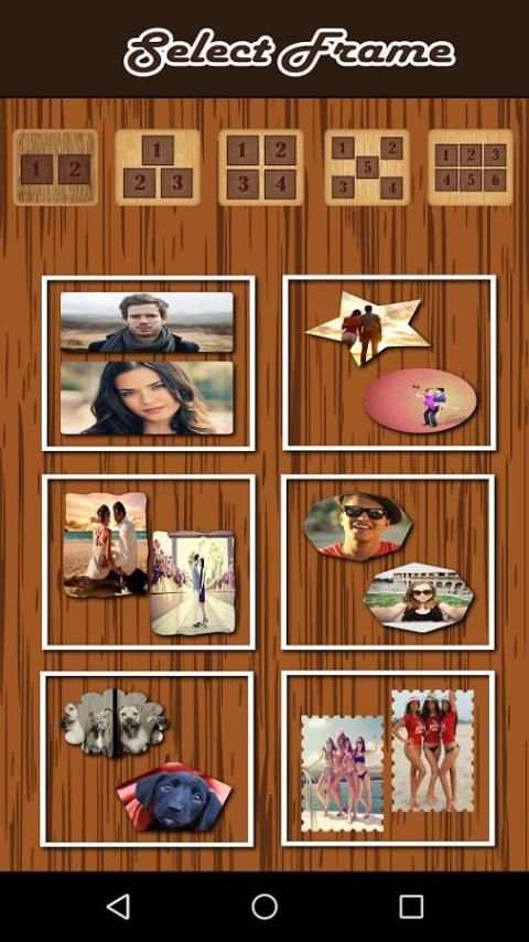 Photo Mixer Grid College 1 تصوير الشاشة