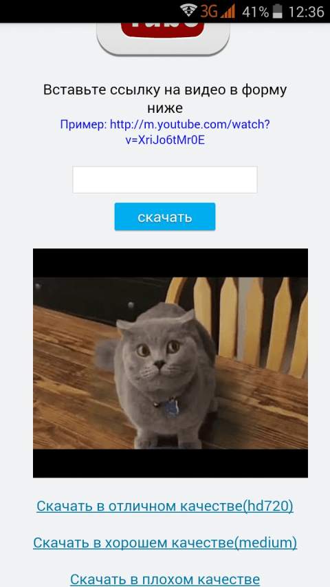 Cкачивание видео с YouTube screenshot 2
