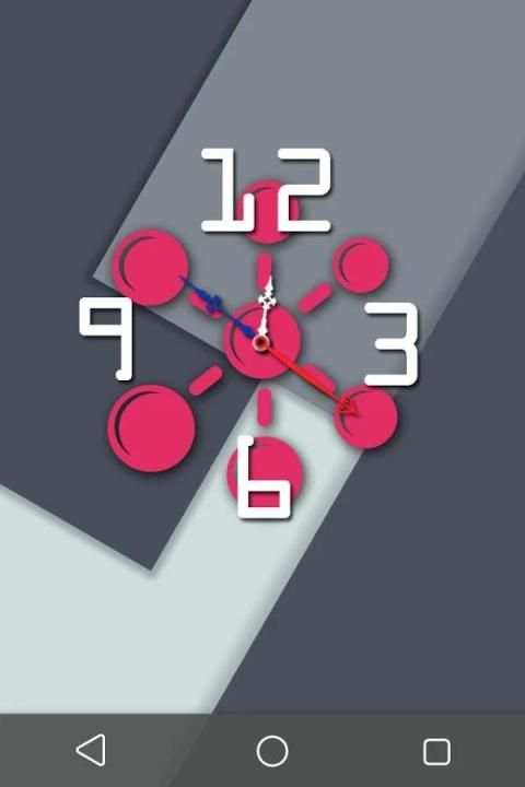 L Material Design Clock LiveWP screenshot 3