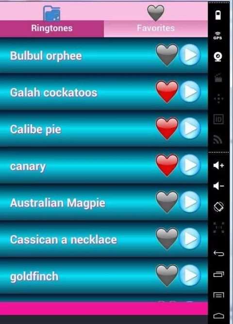 Birds Sounds Ringtones screenshot 1