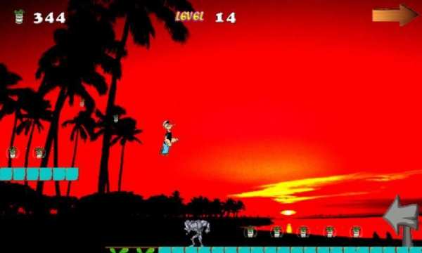 Angry Pop-eye Run 4 تصوير الشاشة