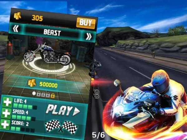 Moto Game Fast Racing 4 تصوير الشاشة