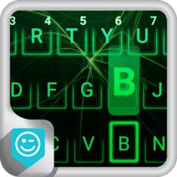 Emoji Neon Matrix Keyboard