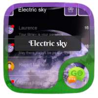 Electric sky GO SMS on 9Apps