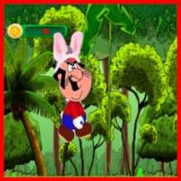 Super Jungle Run Of Rabbit Man