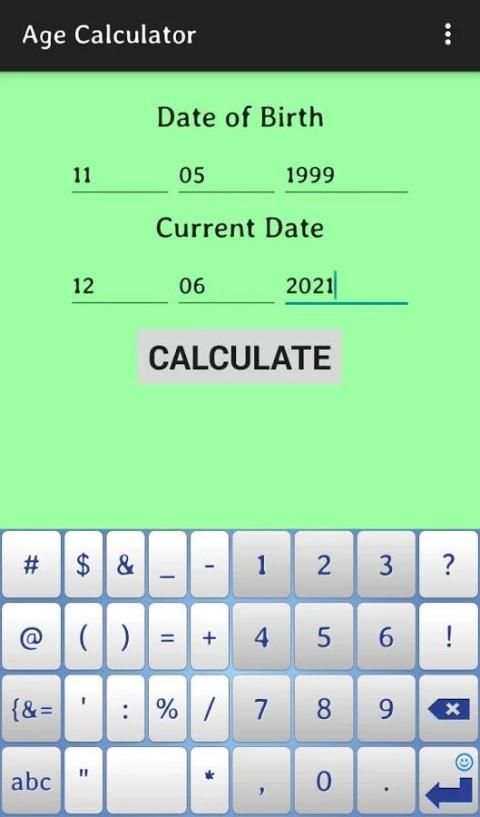 Age Calculator screenshot 2