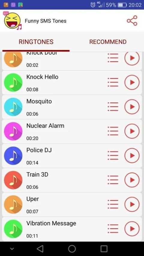 Funny SMS Tones screenshot 6