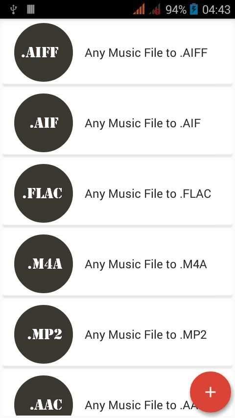 Music Format Converter 3 تصوير الشاشة