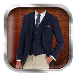 Стильный костюм фотомонтаж иконка