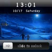 Slide To Unlock - Moon Locker