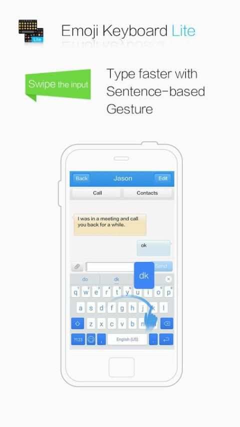 Emoji Keyboard Lite Kika Free screenshot 3