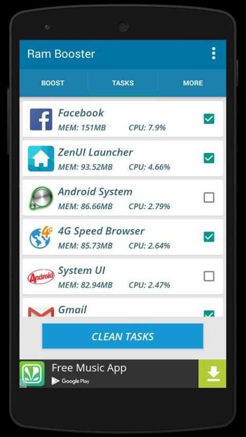 Ram Booster(Clean Master) screenshot 3
