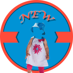 Baby Girl Photo Suit Editor أيقونة